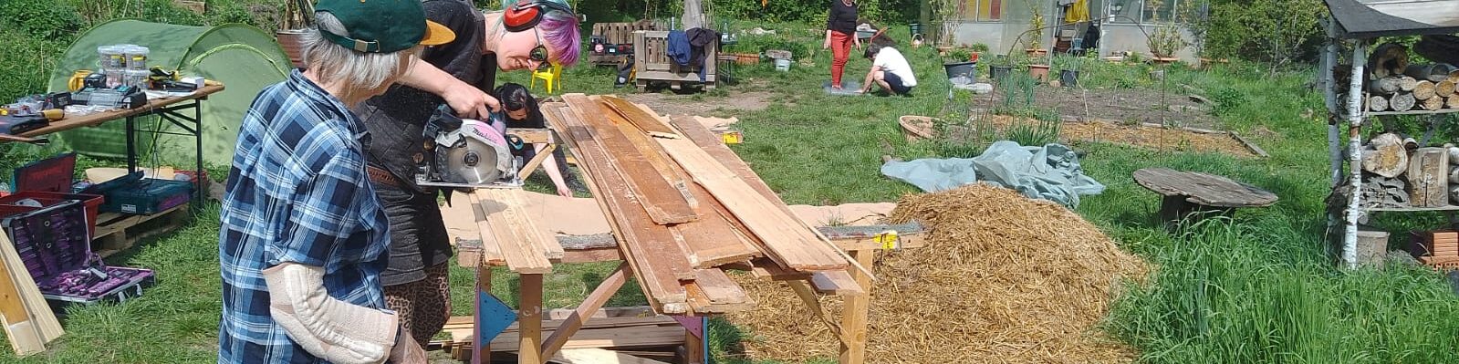 Workshop Sommerküchenbau – Gemeinschaftsgarten Bad Düben